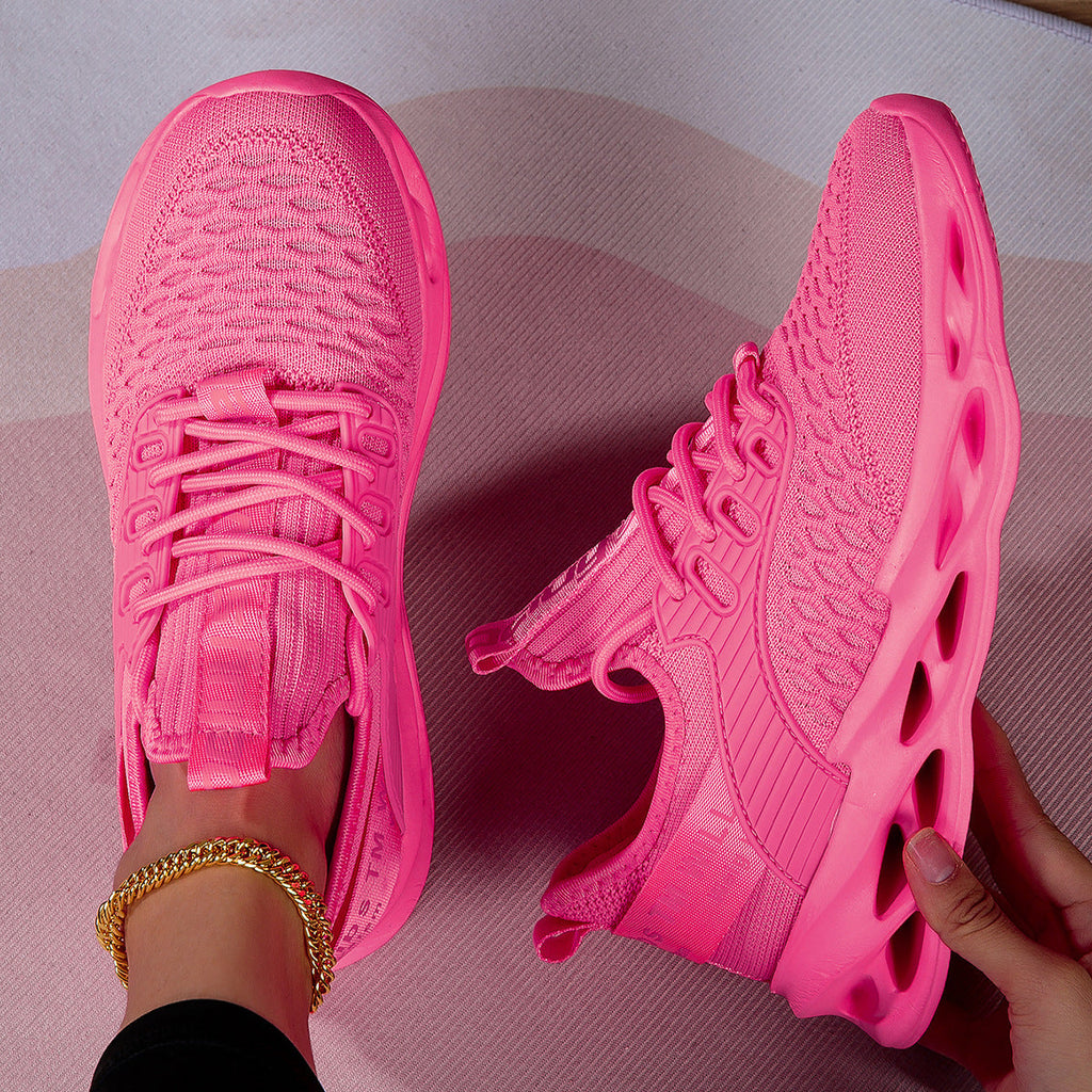 Damen Atmungsaktive Laufschuhe mit elastischem Obermaterial und griffiger Sohle ShopNory