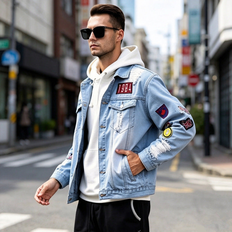 Herren Jeansjacke Shop Nory