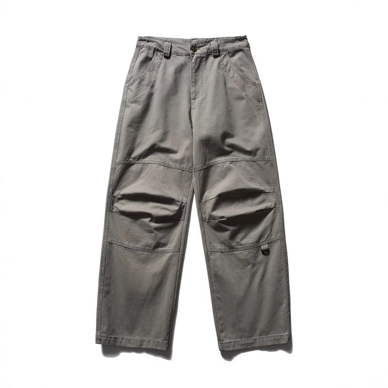 Herren Weite Utility-Cargo-Hose im Workwear-Look mit Knieabnähern und aufgesetzten Taschen Shop Nory