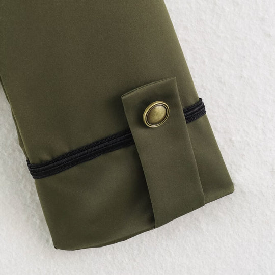 Damen Cropped Jacke im Matrosen‑Militär‑Mix mit Zierkordeln und Messingknöpfen Shop Nory