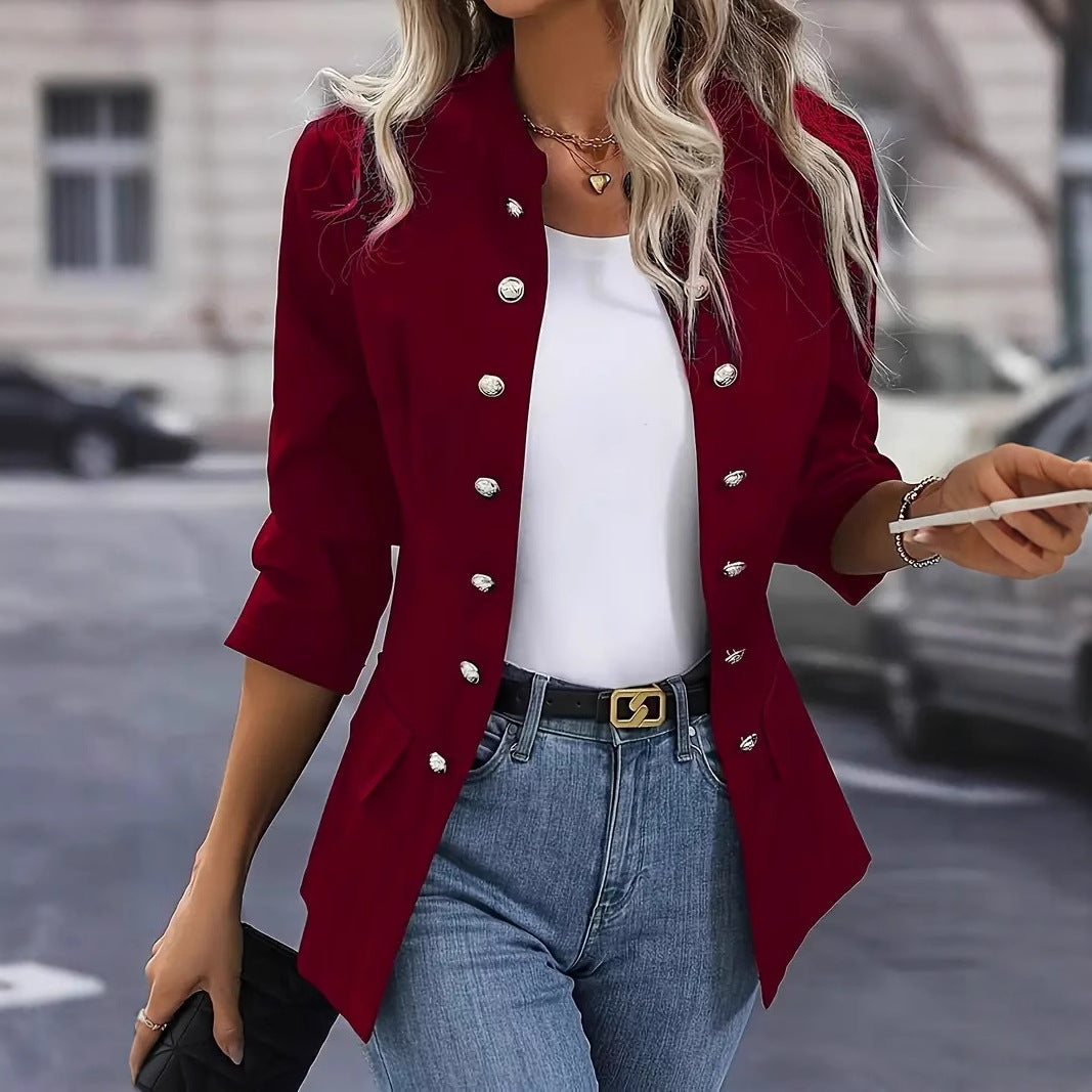 Damen elegante Blazerjacke