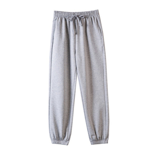 Damen nan weite hochgeschnittene Sweatpants mit elastischem Bund Kordelzug und gerippten Knöchelbündchen Shop Nory