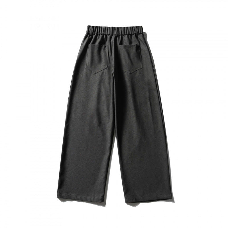 Damen Hochtaillierte Culotte‑Hose mit elastischem Rückenteil, soften Twill und dekorativen Vorderfalten Shop Nory