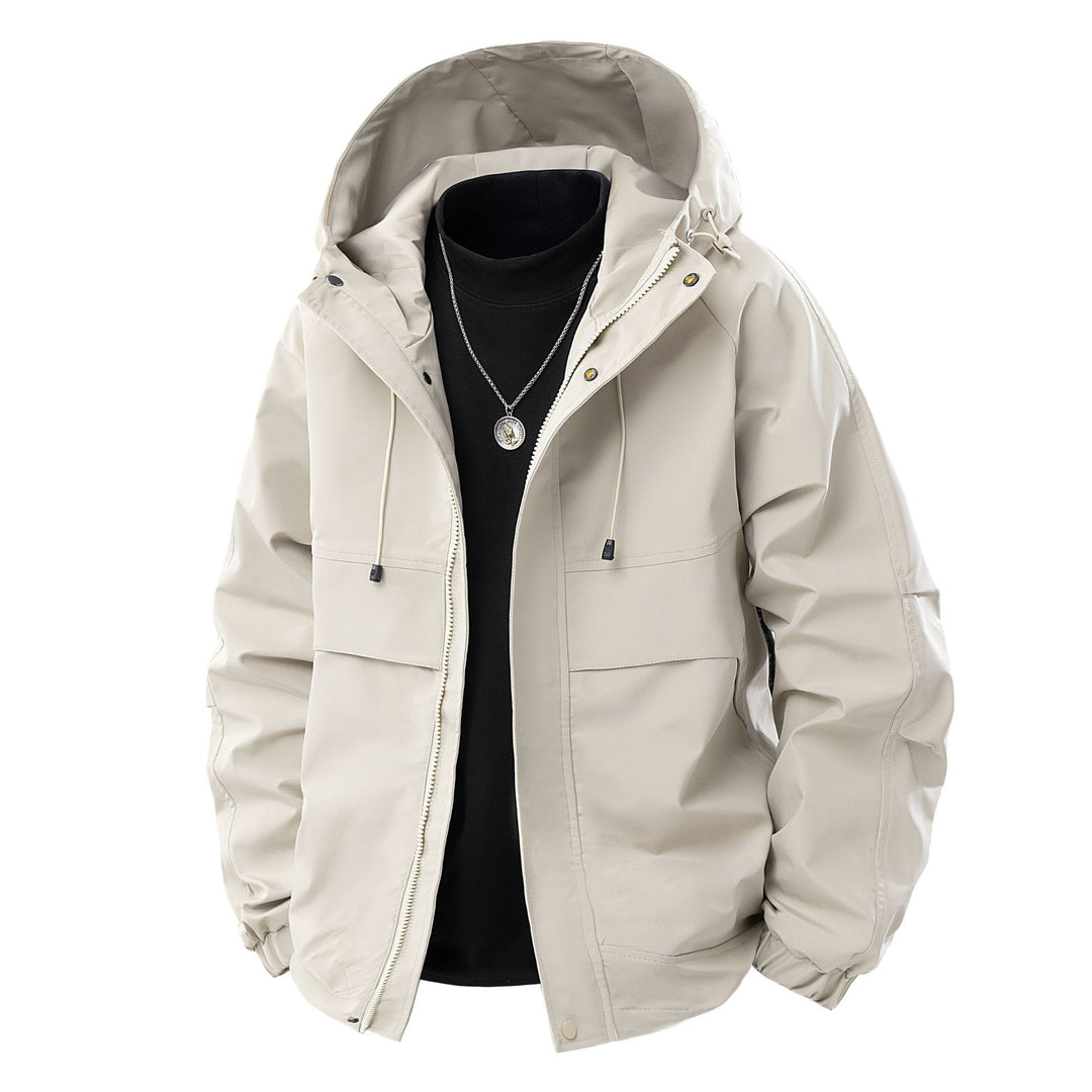 Herren Wasserabweisende urbane Parka‑Jacke mit verstellbarer Kapuze und Multifunktions‑Taschen Shop Nory