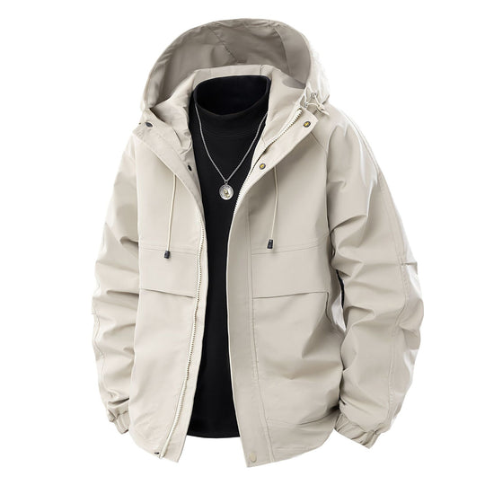 Herren Wasserabweisende urbane Parka‑Jacke mit verstellbarer Kapuze und Multifunktions‑Taschen Shop Nory