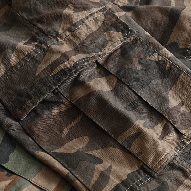 Herren Cargohose im Military-Look mit Mehrfachtaschen und geradem Schnitt Shop Nory