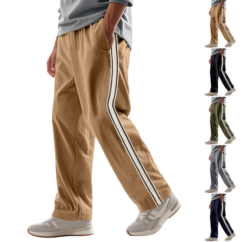 Herren Sportliche Freizeithose mit seitlichen Streifen
