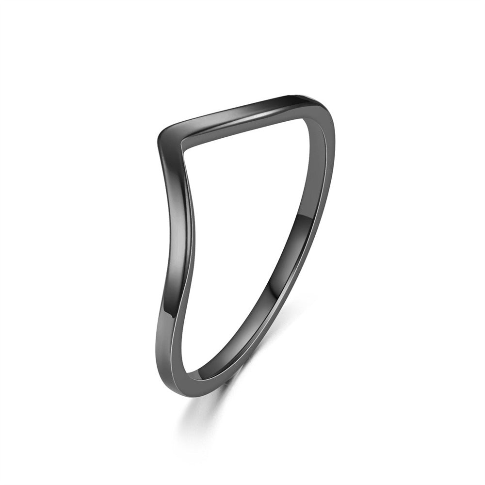 Damen Ring mit organischem, gewelltem Design Shop Nory