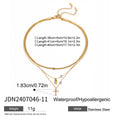 Damen Mehrlagige Halskette mit feinen goldenen Talismans und hypoallergenen Eigenschaften Shop Nory