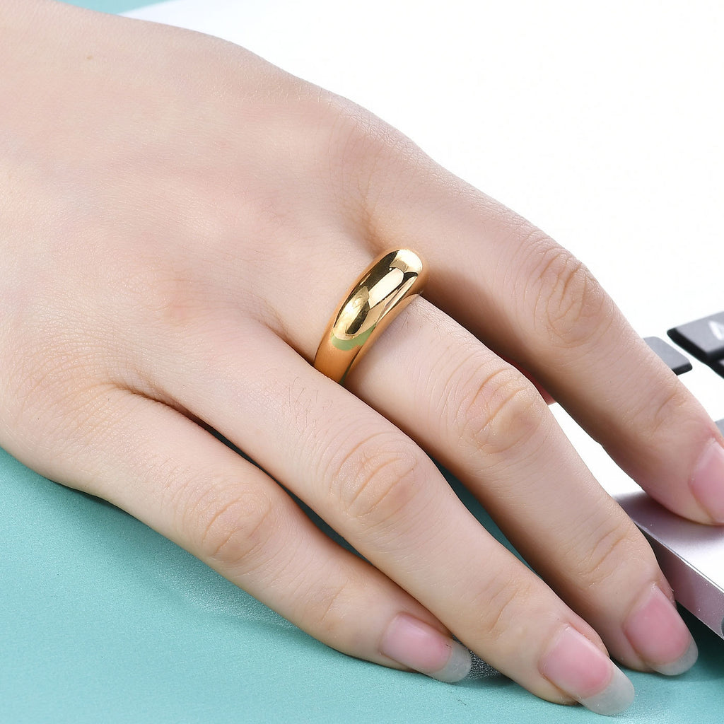 Damen Ring aus hochwertigem Gold mit elegantem und modernem Design Shop Nory