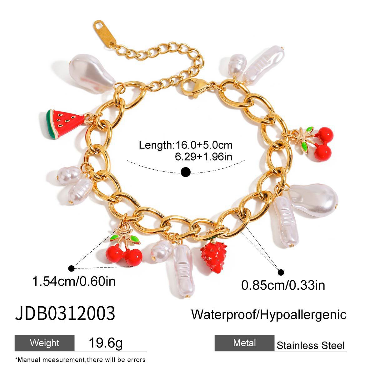 Damen Halskette mit farbenfrohen Perlen und braunem Seepferdchen-Anhänger Shop Nory