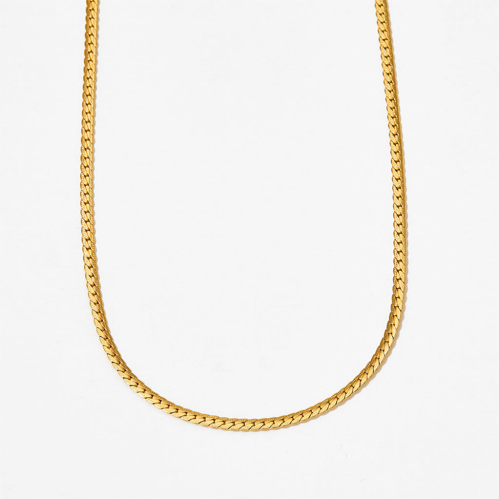 Damen Klassische Geflochtene Kettenhalskette Shop Nory