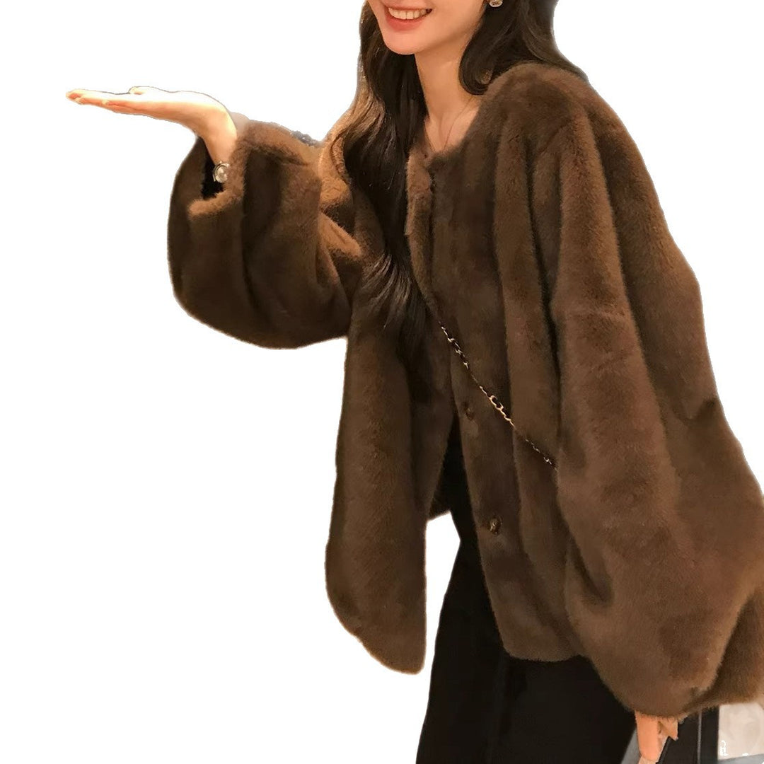 Damen Modischer Oversized-Pullover Shop Nory