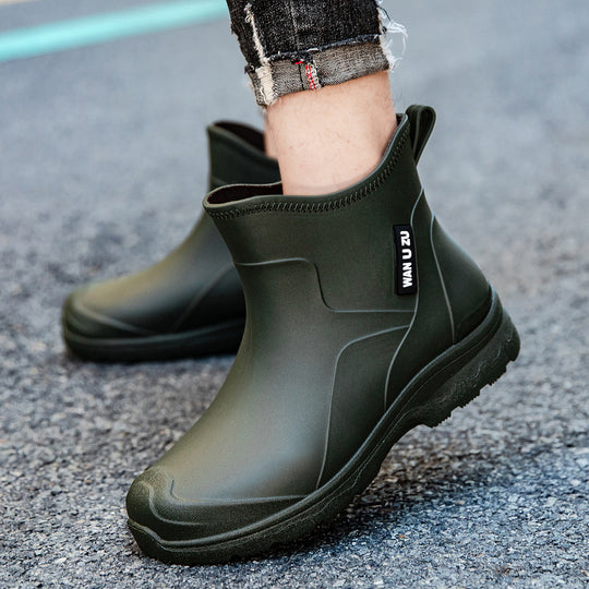 Herren Schlupf-Ankle-Gummistiefel mit stoßdämpfender Leichtsohle und griffiger Profilsohle Shop Nory