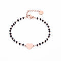 Damen zartes Armband mit Herzen und funkelnden Perlen Shop Nory