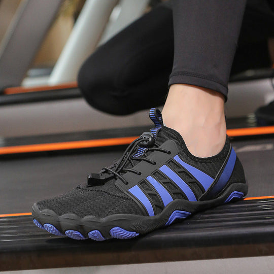Damen Freizeit-Sneaker mit atmungsaktiver Netz-Oberfläche und flexiblem Sohlenprofil