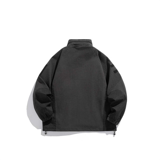 Herren Utility-Kapuzenparka mit verdeckten Reißverschlüssen und Multifunktions-Taschen Shop Nory