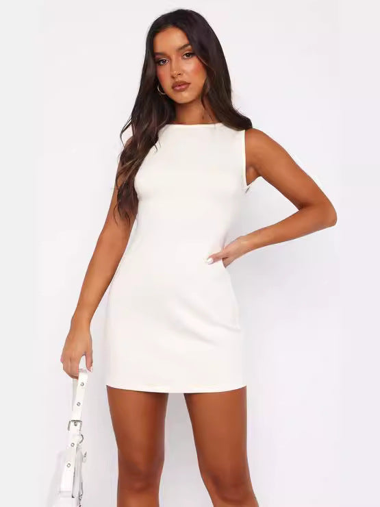 Damen ärmelloses Minikleid