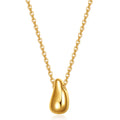 Damen Halskette mit zeitlosem Tropfenanhänger aus hochwertigem Gold Shop Nory