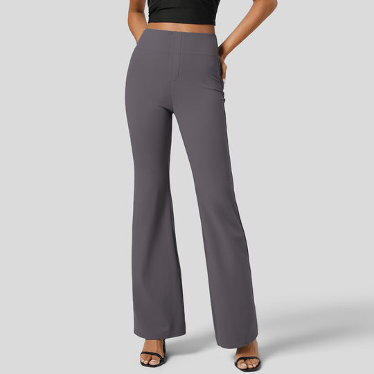 Damen High-Waist Stretch Schlaghose mit breitem Komfortbund Shop Nory