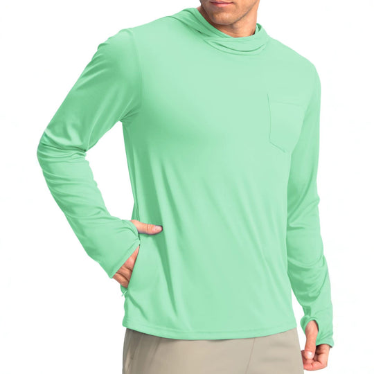 Herren Funktionsshirt mit Kapuze und Taschen