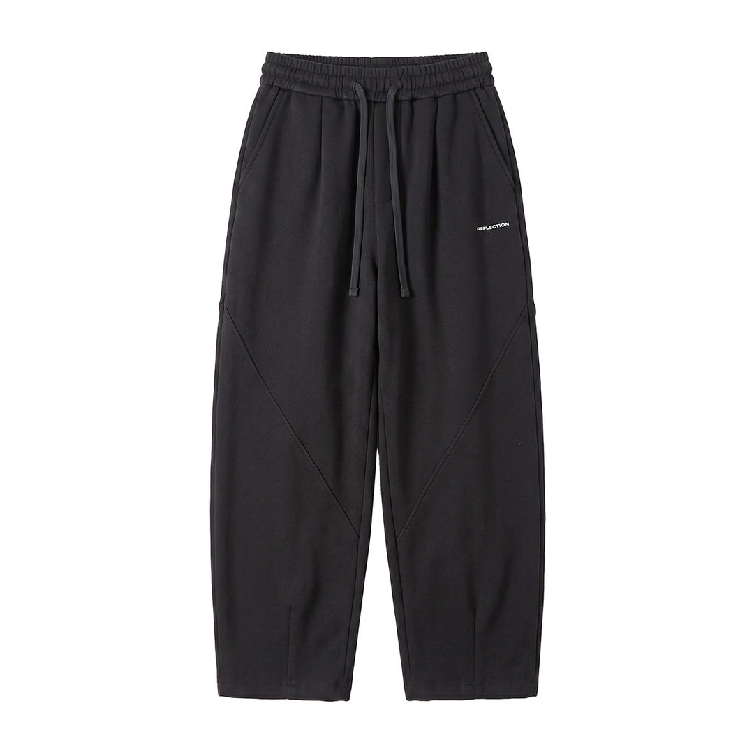Herren Locker geschnittene Jogginghose mit Tunnelzug, Zierrnähten und Eingrifftaschen Shop Nory