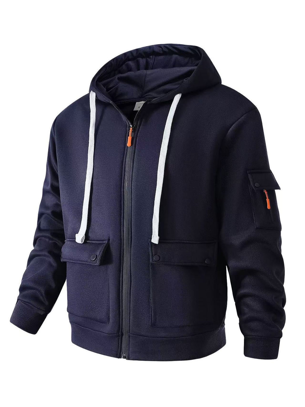 Herren funktionale Kapuzenjacke mit mehreren Taschen