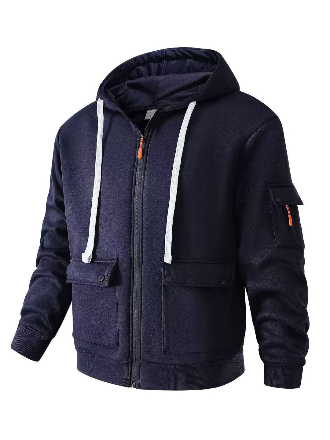 Herren funktionale Kapuzenjacke mit mehreren Taschen