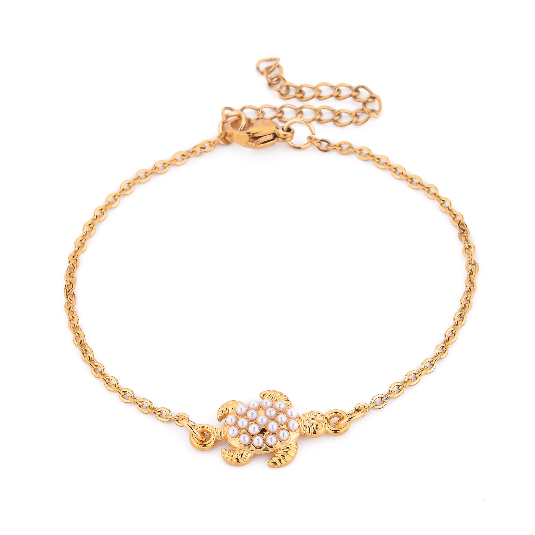 Damen Armband mit maritimem Seestern-Design und zarten Perlenakzenten Shop Nory