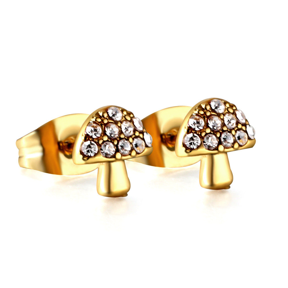 Damen Ohrstecker mit funkelnden Kristallen und elegantem Blattdesign Shop Nory