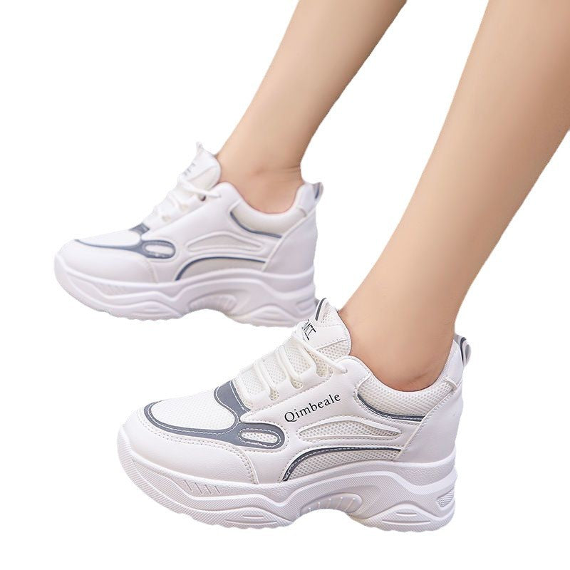 Damen Modische Chunky Sneakers mit ergonomischer Dämpfung und stabiler Sohle