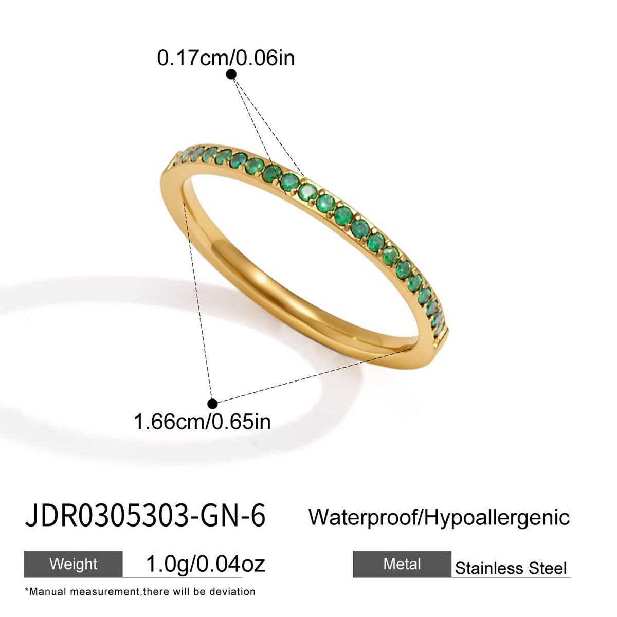 Damen eleganter Schmuckring mit strahlenden Zirkonia Shop Nory