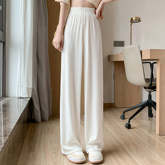 Damen Plissierte Weitbein-Hosen Shop Nory