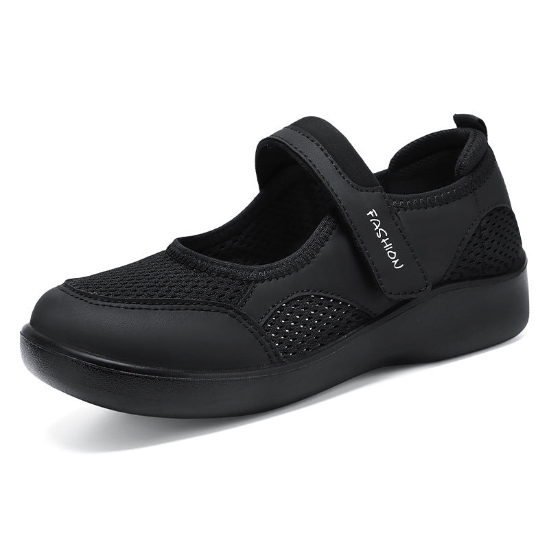 Damen Modische Sneaker mit Klettverschluss