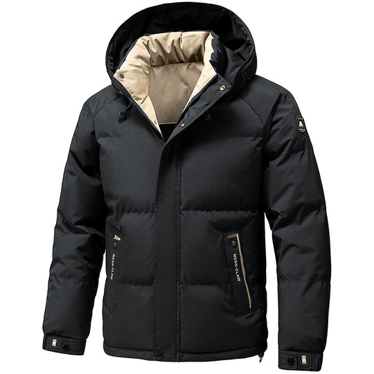 Herren Wattierte Kapuzen-Parka mit Thermofutter und winddichter Außenhülle Shop Nory