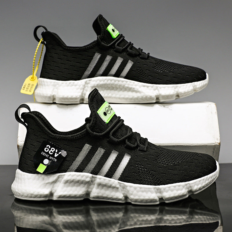 Damen Leichte und atmungsaktive Freizeitsneaker mit Flex-Sohle