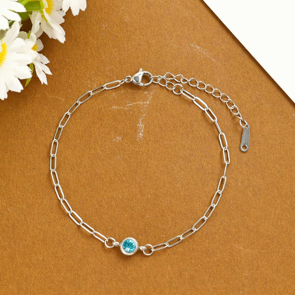 Damen zartes Armband mit funkelndem Kristall Shop Nory