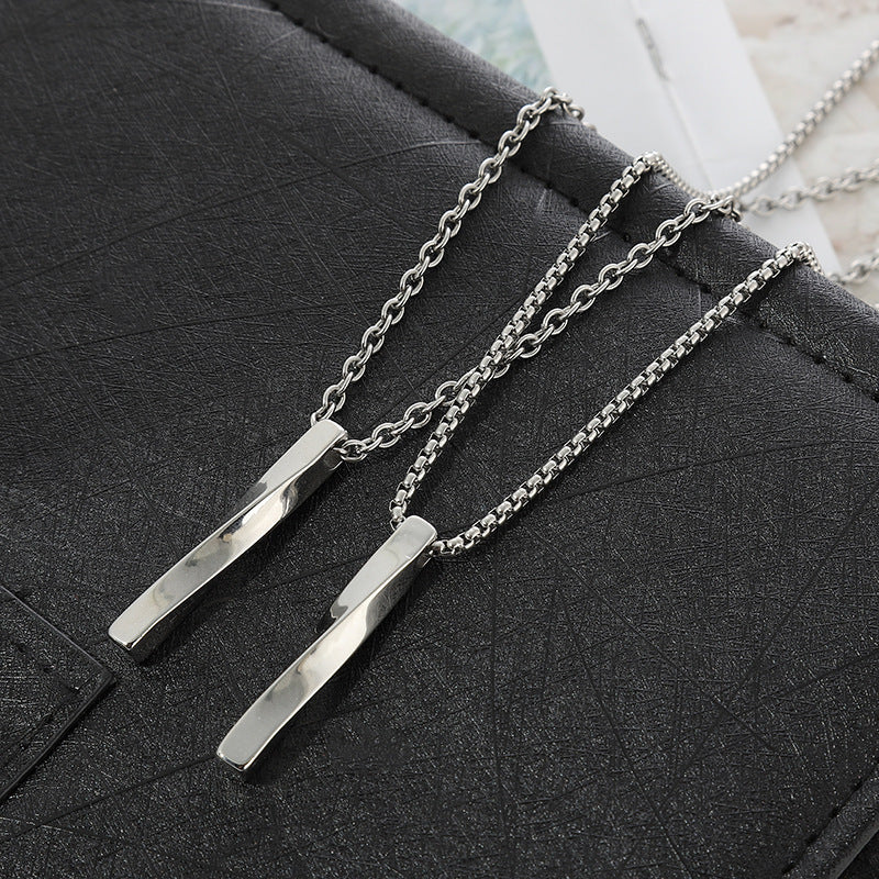 Herren elegante und moderne Halskette mit zeitgenössischem Anhänger Shop Nory