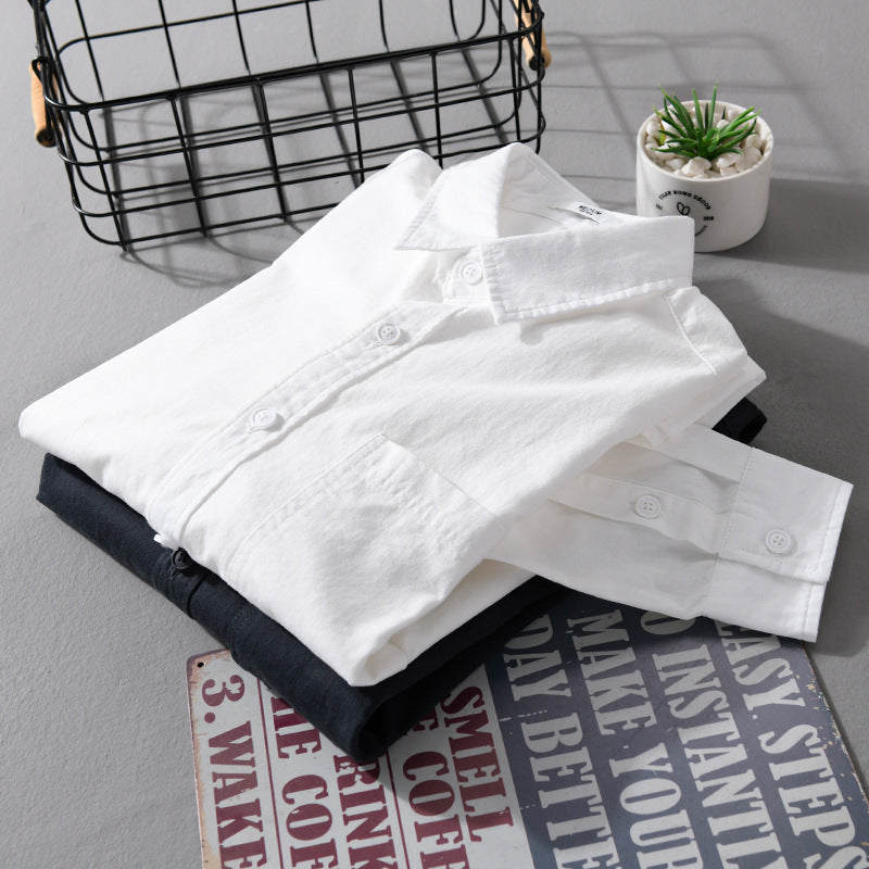 Herren Leichtes Baumwoll-Layering-Overshirt mit Brusttasche und Kentkragen Shop Nory