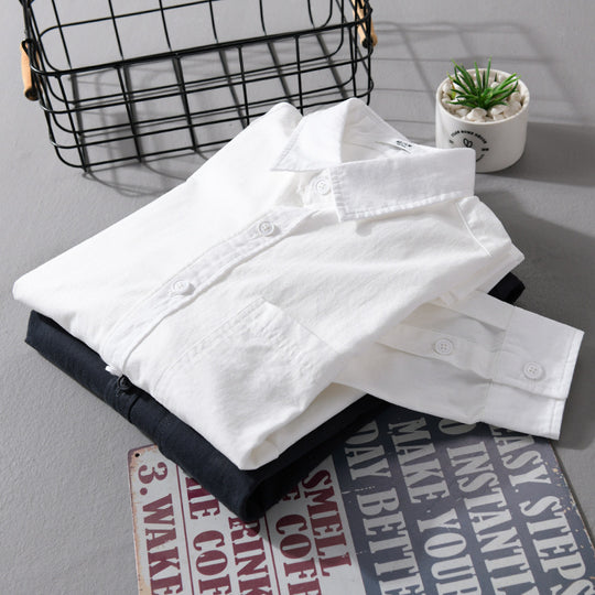 Herren Leichtes Baumwoll-Layering-Overshirt mit Brusttasche und Kentkragen Shop Nory