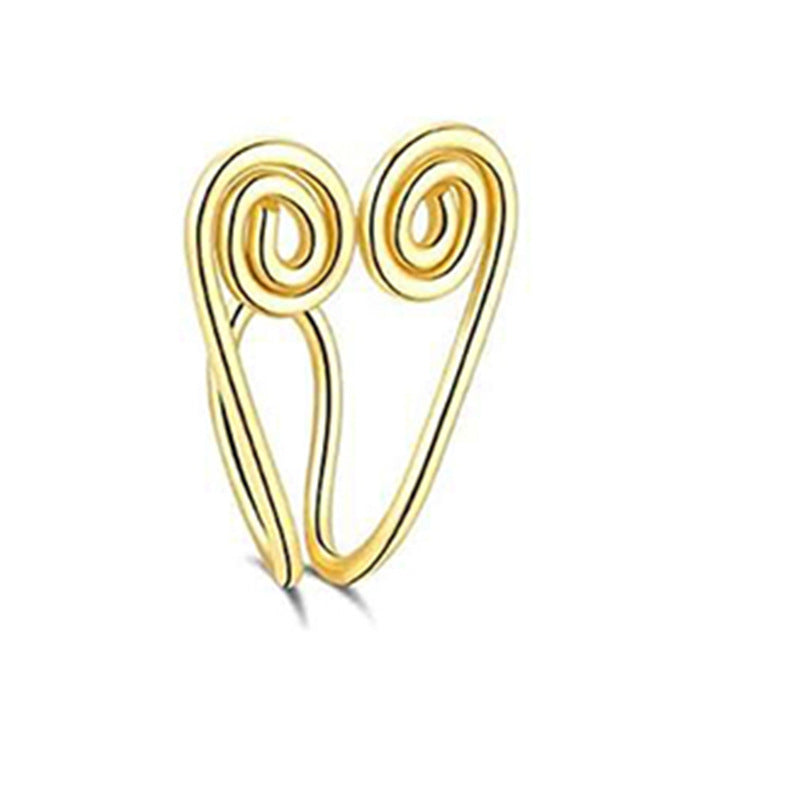Damen Ohrstecker mit elegantem Spiraldesign Shop Nory
