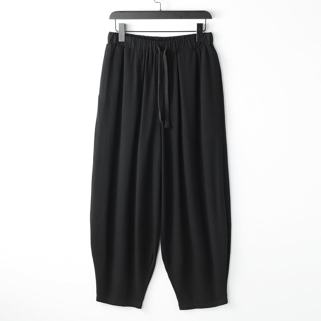 Damen Lässige Harem-Joggerhose mit hohem elastischem Bund und Zugkordel Shop Nory