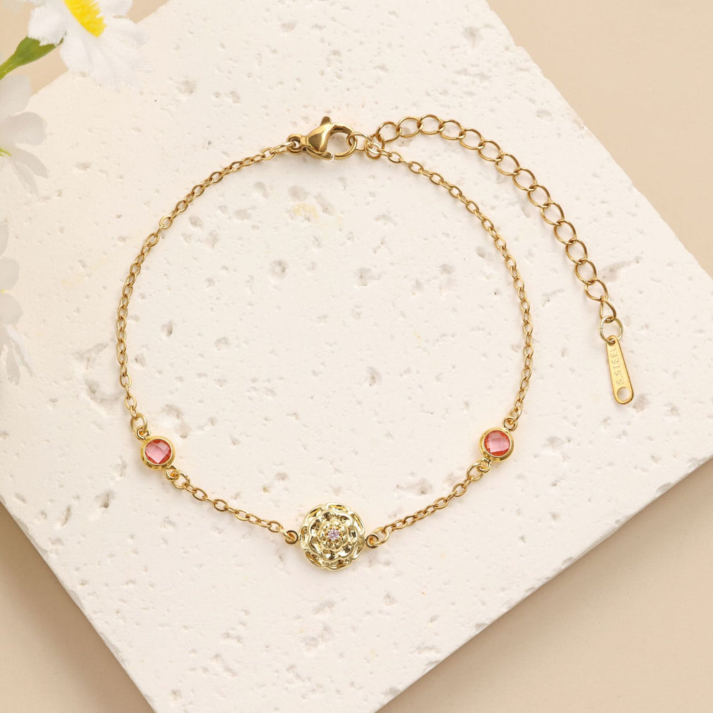 Damen filigranes Armband mit floralem Design Shop Nory