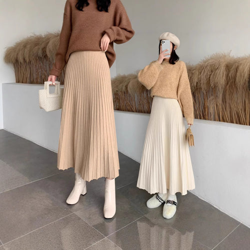 Damen Eleganter Plissee-Rock Shop Nory