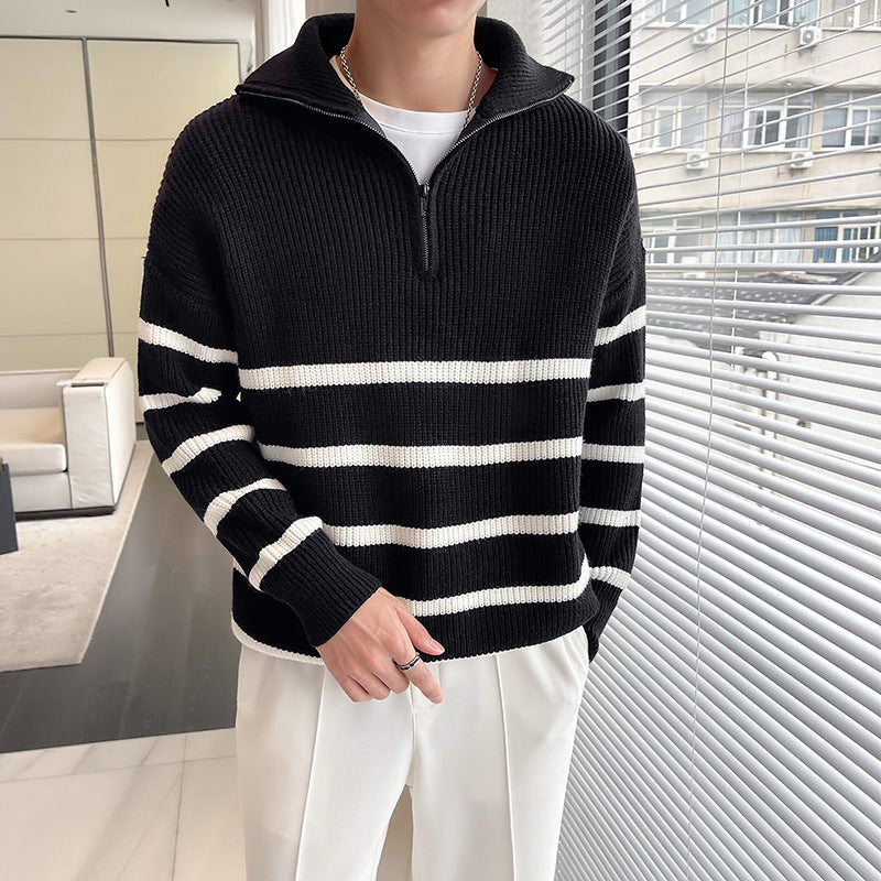 Damen Oversized Pullover mit Reißverschluss Shop Nory