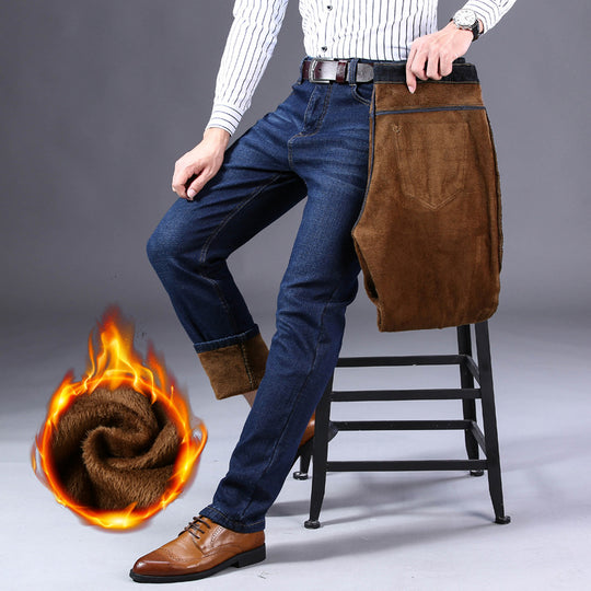 Herren Thermo-Jeans mit dichtem Teddyfutter und robustem Denim-Schnitt Shop Nory