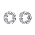 Damen Ohrstecker mit kunstvollem Relief-Design Shop Nory