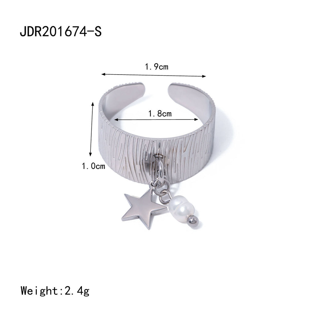 Damen Eleganter und handgefertigter Armreif mit Perle Shop Nory