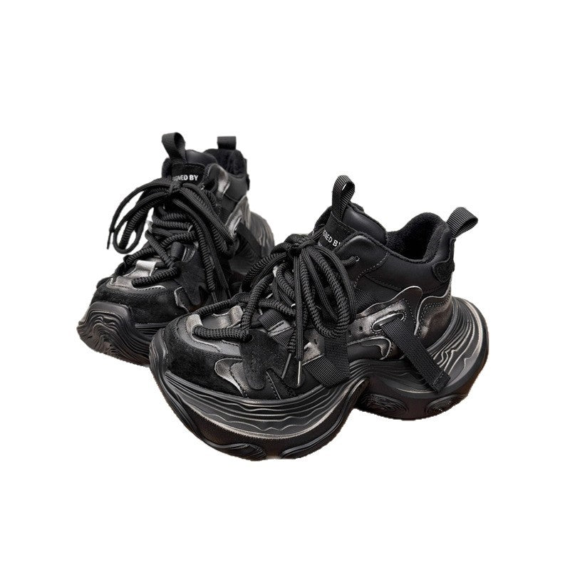 Damen Chunky Plateau-Sneaker mit mehrlagiger sculpted Sohle und Wildleder‑Mesh‑Details Shop Nory