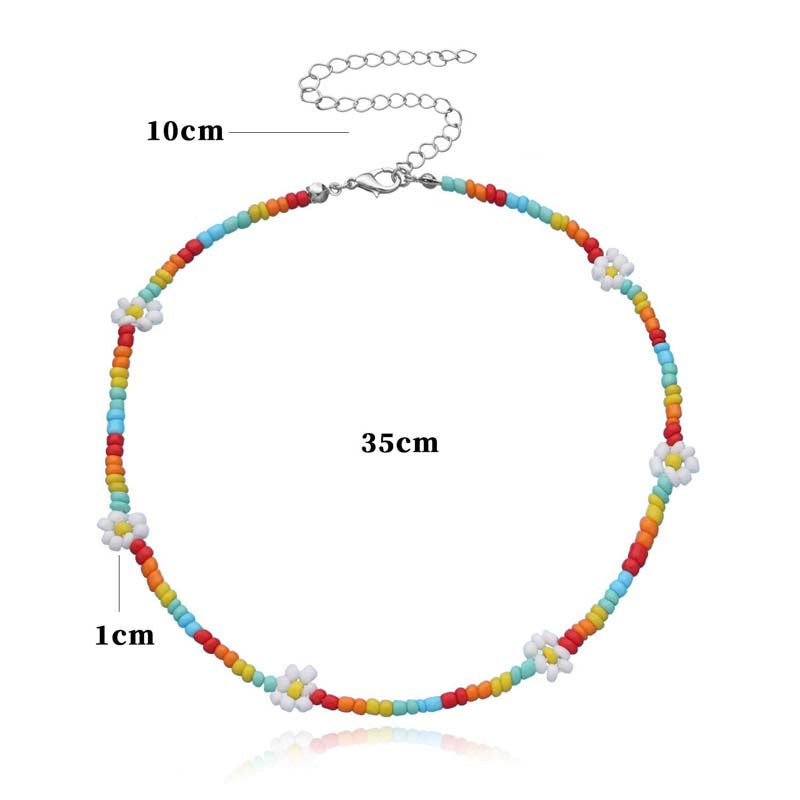 Böhmische Blumenperlen Halskette | Shop Nory